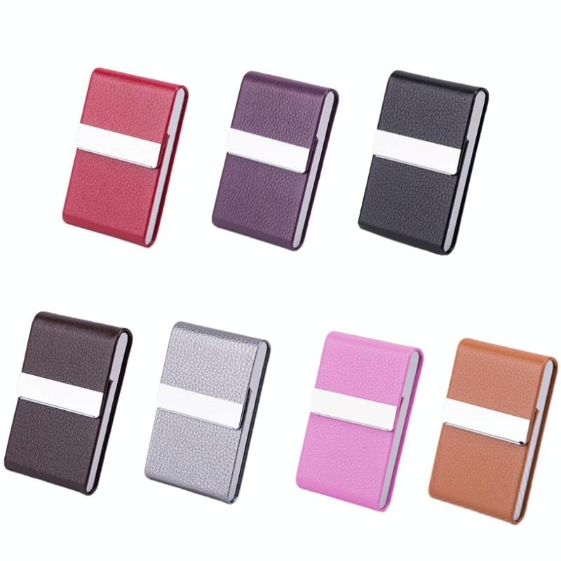 Business Card Case For Advertising Fits Most Cards Brown