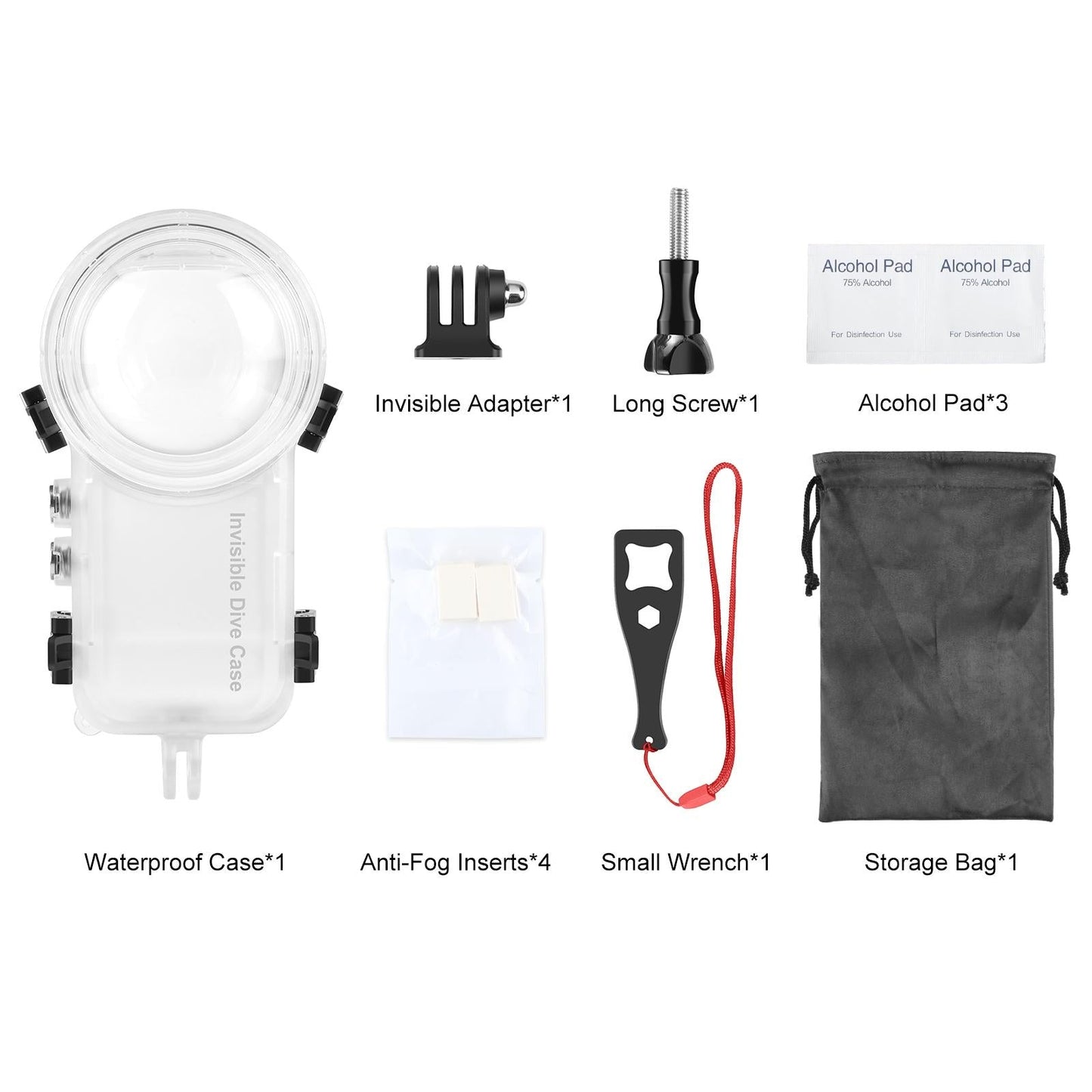 Waterproof Dive Case For Insta360 X3 50M Depth