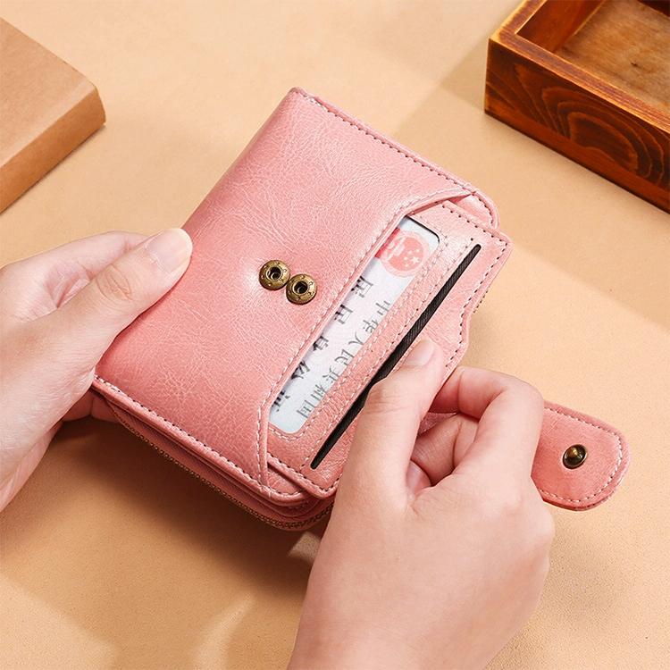 Rfid-Blocking Women Wallet With Card Slots Anti-Magnetic Yellow