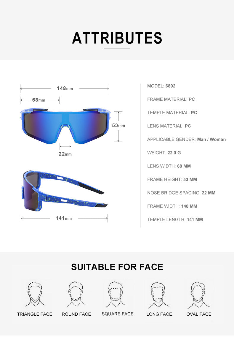 Red And Black Frame Sports Sunglasses With Fire Mirrored Lens | Uv400 Performance Eyewear