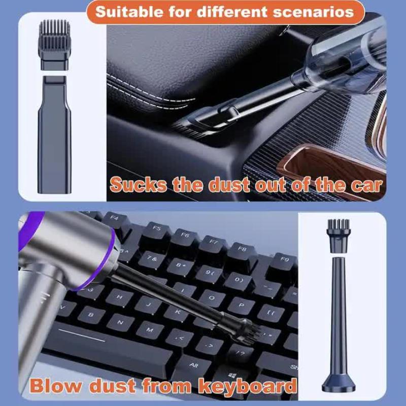 Silver Purple St 6653Plus Cordless Handheld Vacuum Cleaner 16000Pa Suction 2000Mah Battery Type Rechargeable