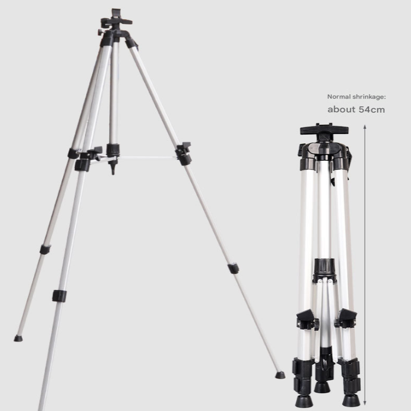 Purple Lightweight Adjustable Aluminum Camera Tripod With Carry Bag Professional Photography Stand