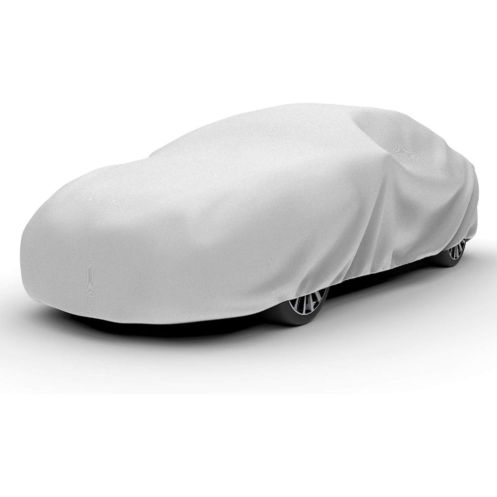 Elosung All Season Car Cover Waterproof And Uv Resistant Size 400X160x120 Cm For Compact Cars