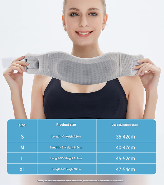 Size Xl Orange Ergonomic Neck Support Brace Soft Cervical Collar For Posture Correction And Pain Relief