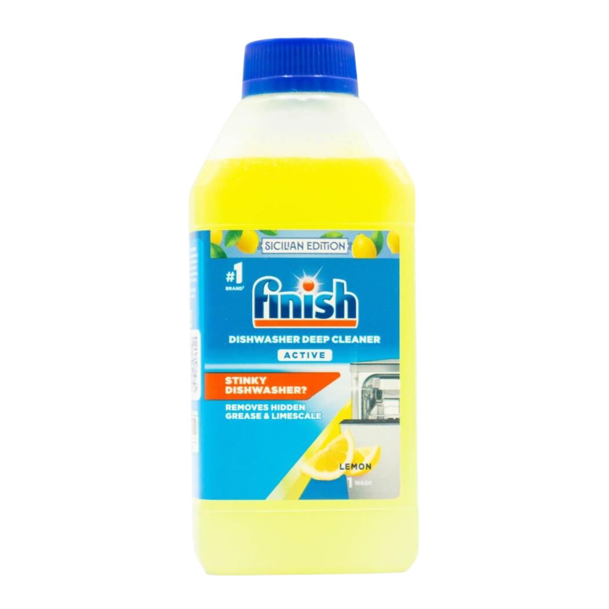 Finish 250Ml Dishwasher Cleaner Lemon