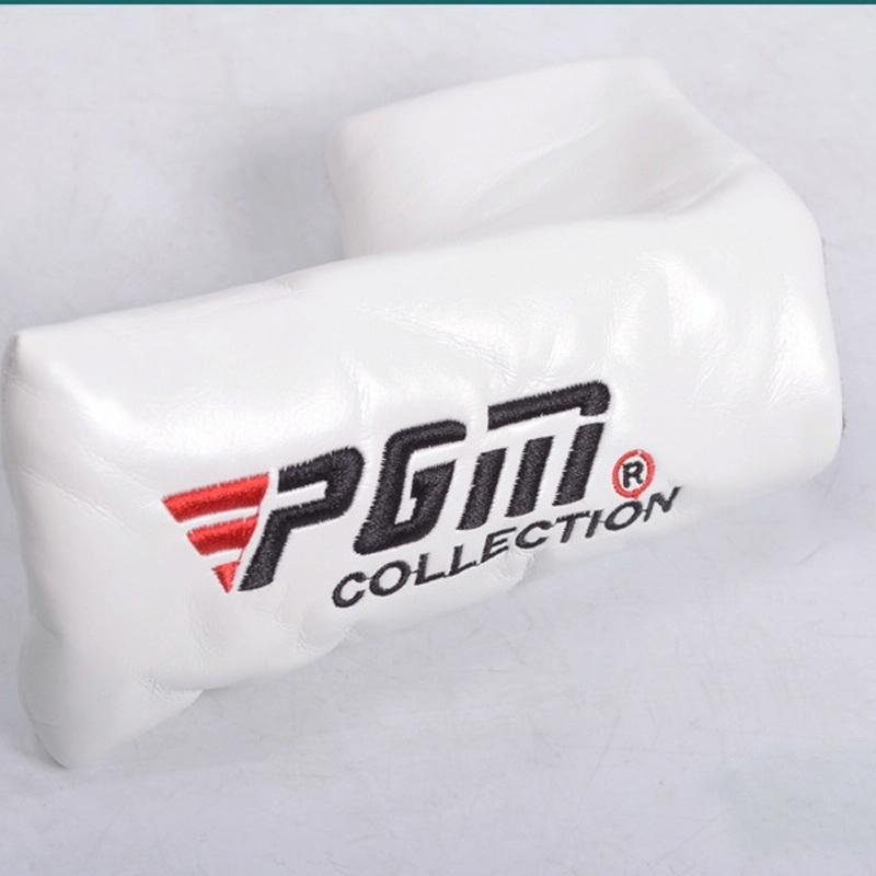 White And Red Golf Club Head Cover For Protection Durability