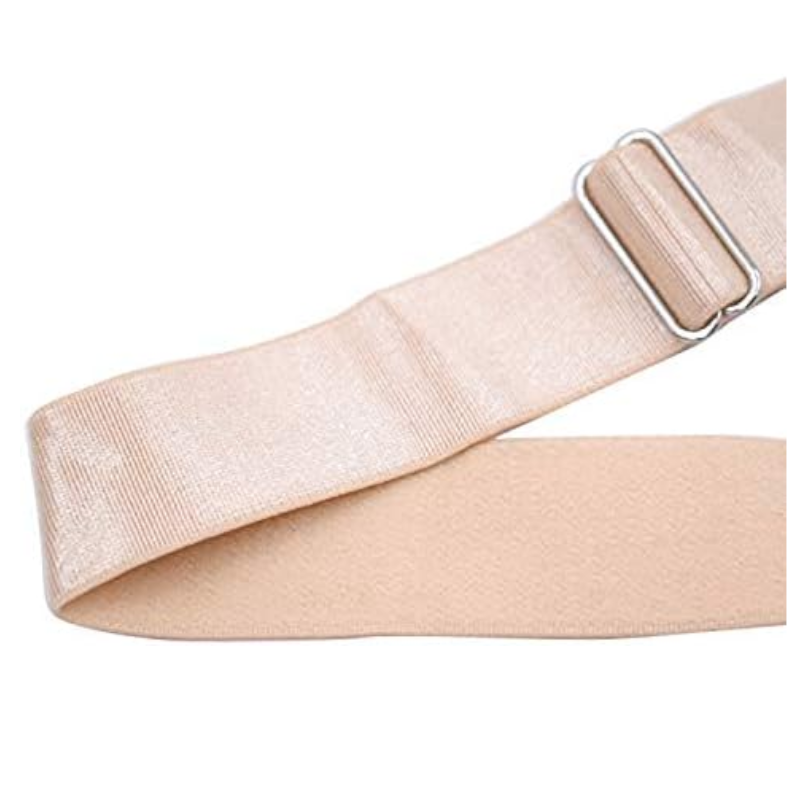 Adjustable Uniform Dress Shirt Stay Holders Elastic Garter Belts With Non Slip Locking Clamps