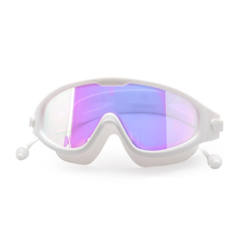 Adult Swimming Glasses Diving Goggles Waterproof Anti Fog Hd Colourful