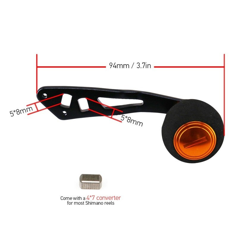 Aluminum Fishing Reel Handle Blackgold