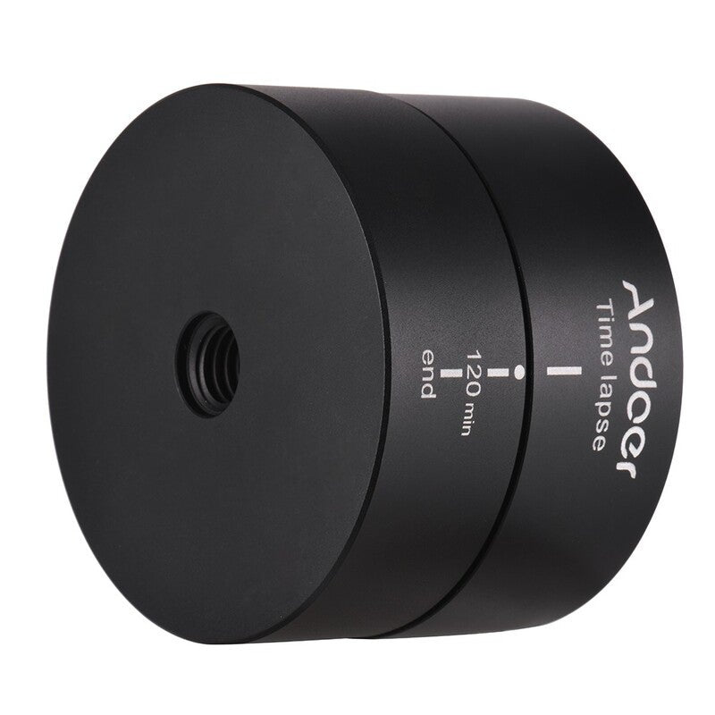 120 Minutes 360 Degrees Panning Auto Rotation Time Lapse Tripod Head