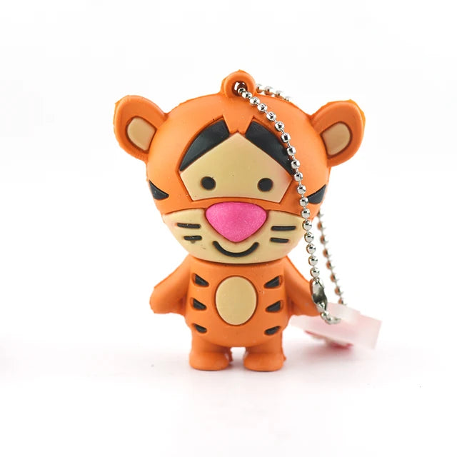 Animal Leopard Usb Flash Drive Cartoon Tiger Pink Pig Memory Stick