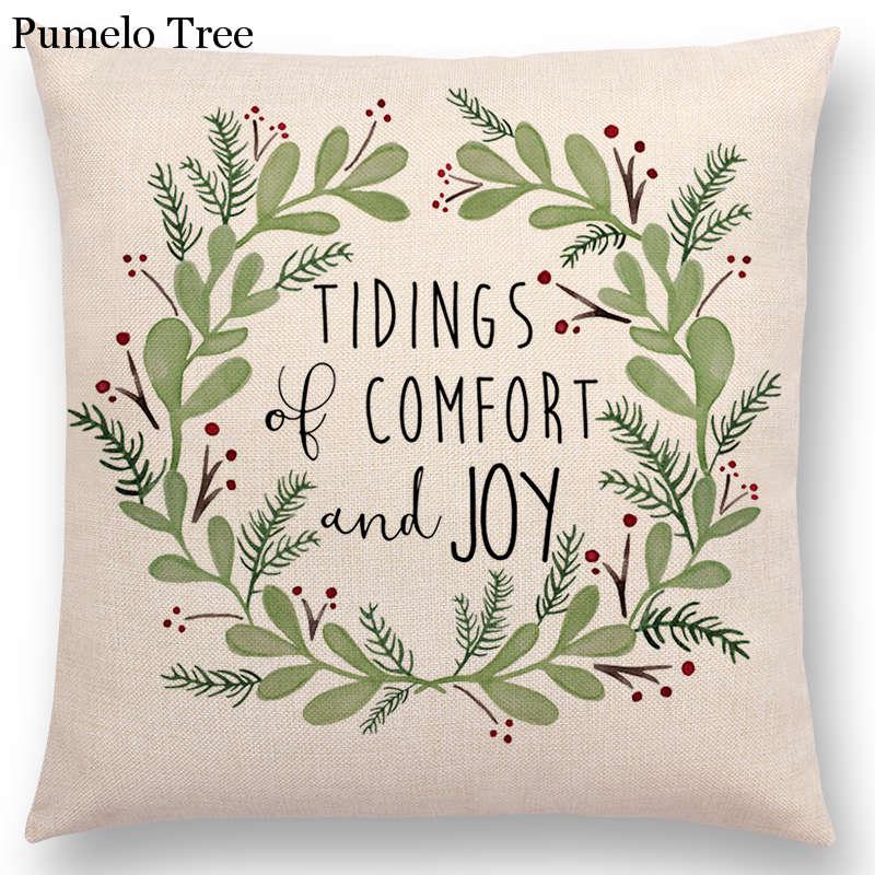Floral Inspirational Sayings Cushion Covers