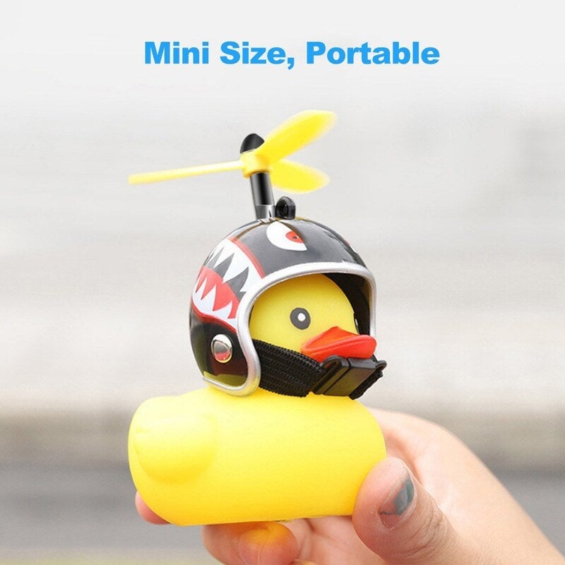 Bicycle Lights Bell Cute Little Yellow Duck Handlebar Horn Lamp 02