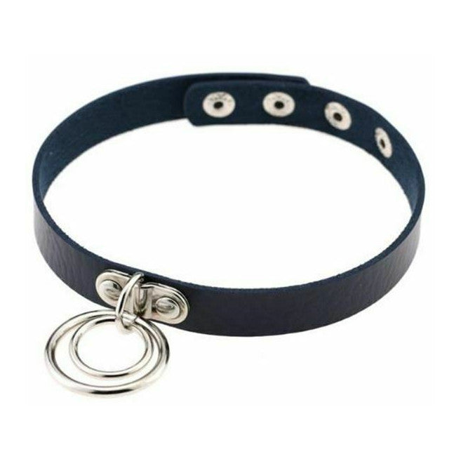 Black Collar Choker Slave Submissive Bondage Kink Fetish Restraint