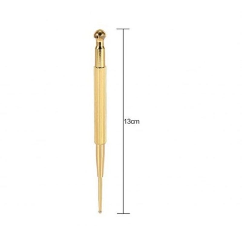 Brass Ear Probe Body Point Pen Needle Stimulator Care Massager