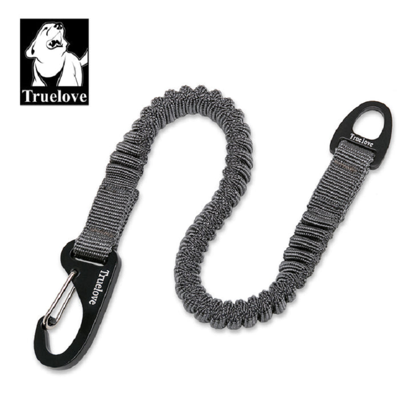 Bungee Extension For Leash Grey M True Love Leashes Collars Harnesses