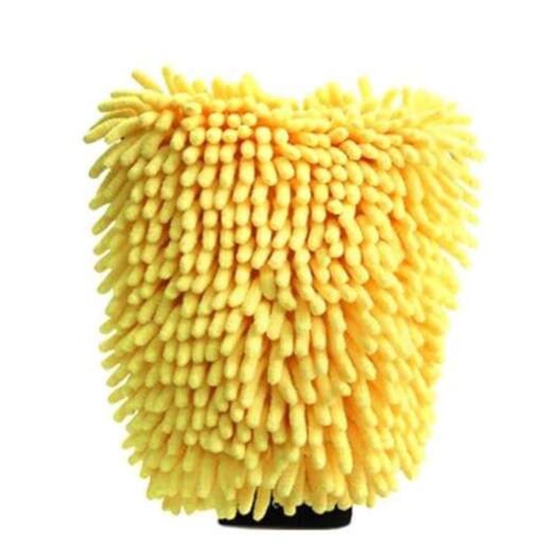 Car Care Premium Ultimate Wash Mitts 2Pcs Yellow