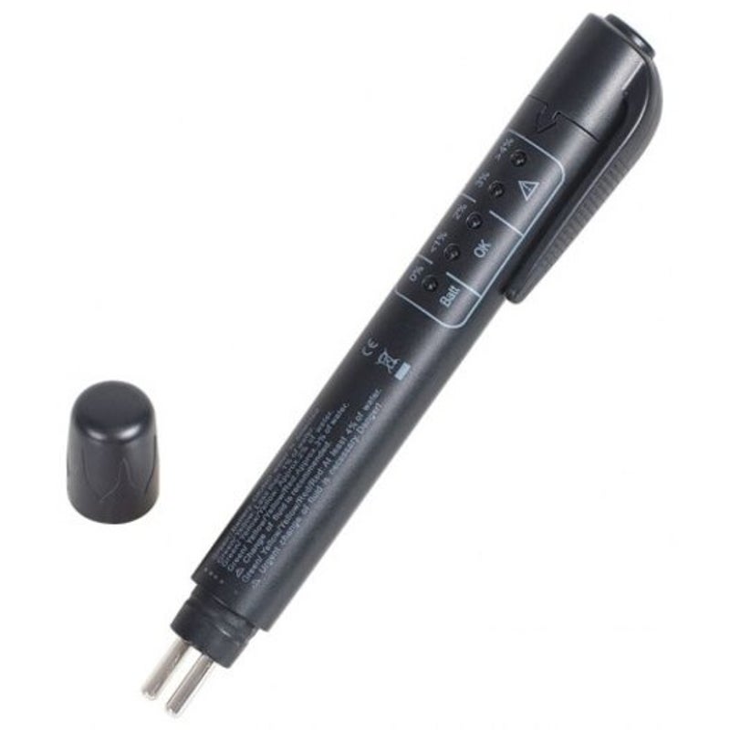 Car Tester Brake Fluid Check Quality 5Led Indicator Black