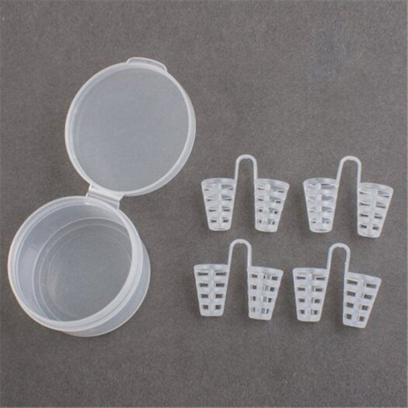 1 Sets of Hod Health & Home 4 Pcs Anti Snoring Nasal Dilator Nose Clip Sleep Aid