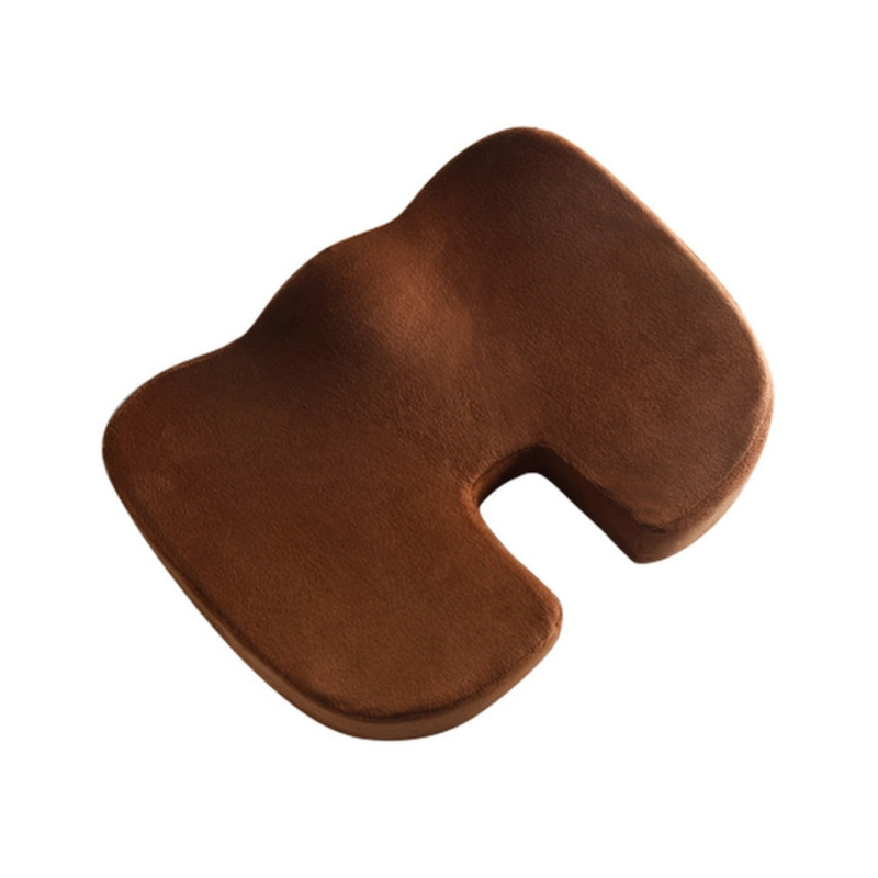 U Shape Seat Cushion With Removable Cover Cooling Gel Memory Foam Non Slip Ergonomic