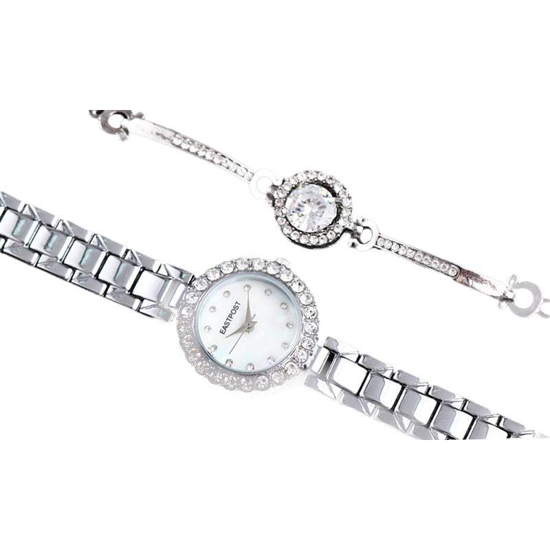 Veile Studios Women's Watches Chic Serene And Bracelet Set 2Pcs Lady Gift