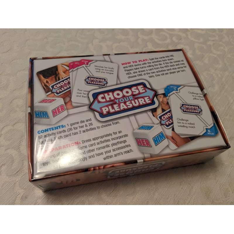 Choose Your Pleasure Card Game