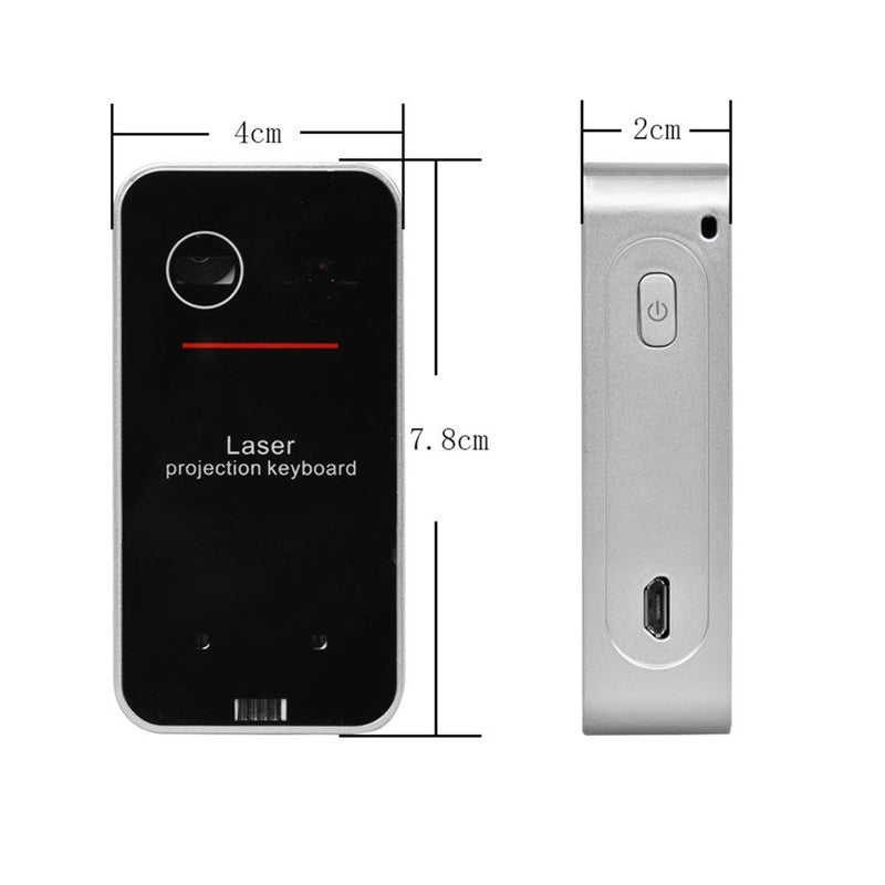 Bluetooth Wireless Laser Projection Virtual Keyboard