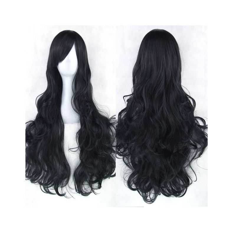 1 Sets of House Of Dasein Cosplay Long Hair Wig High Temperature Silk Multi Colored Cartoon 80Cm