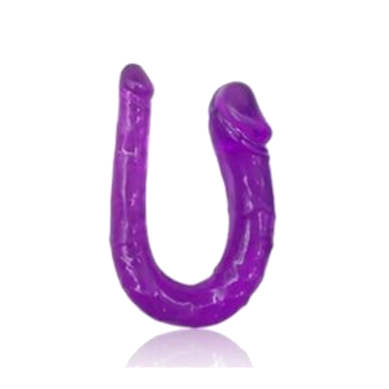 Colorful Double Ended Bdsm Dildo Soft Jelly Anal Plug Couples