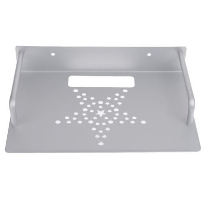 Concise Space Aluminum Mounting Bracket Stb Shelf Network Router Wall Hanging Holder Crystal Cream
