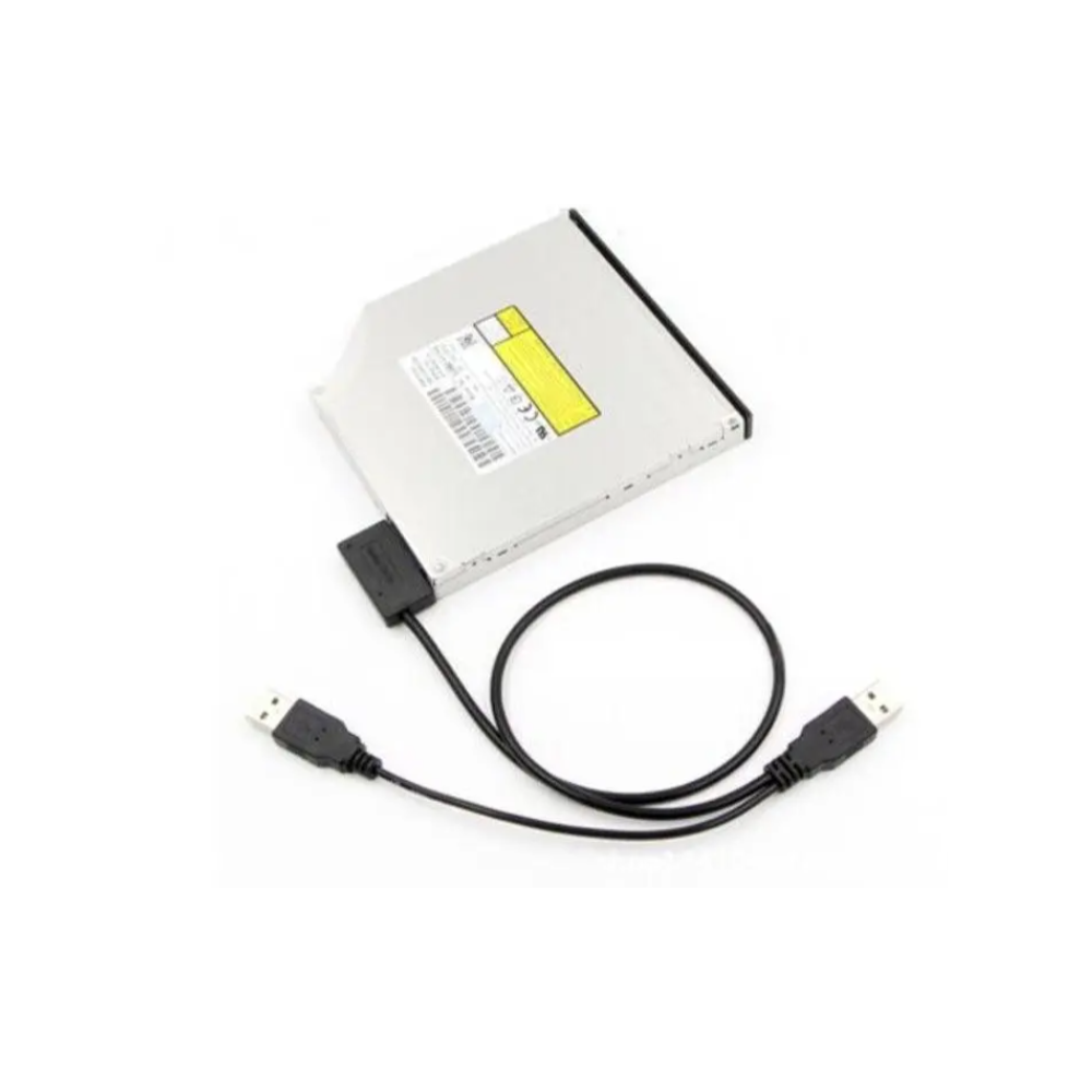 Usb 2.0 To 76 13Pin Slimline Sata Cd Dvd Adapter Cable Black