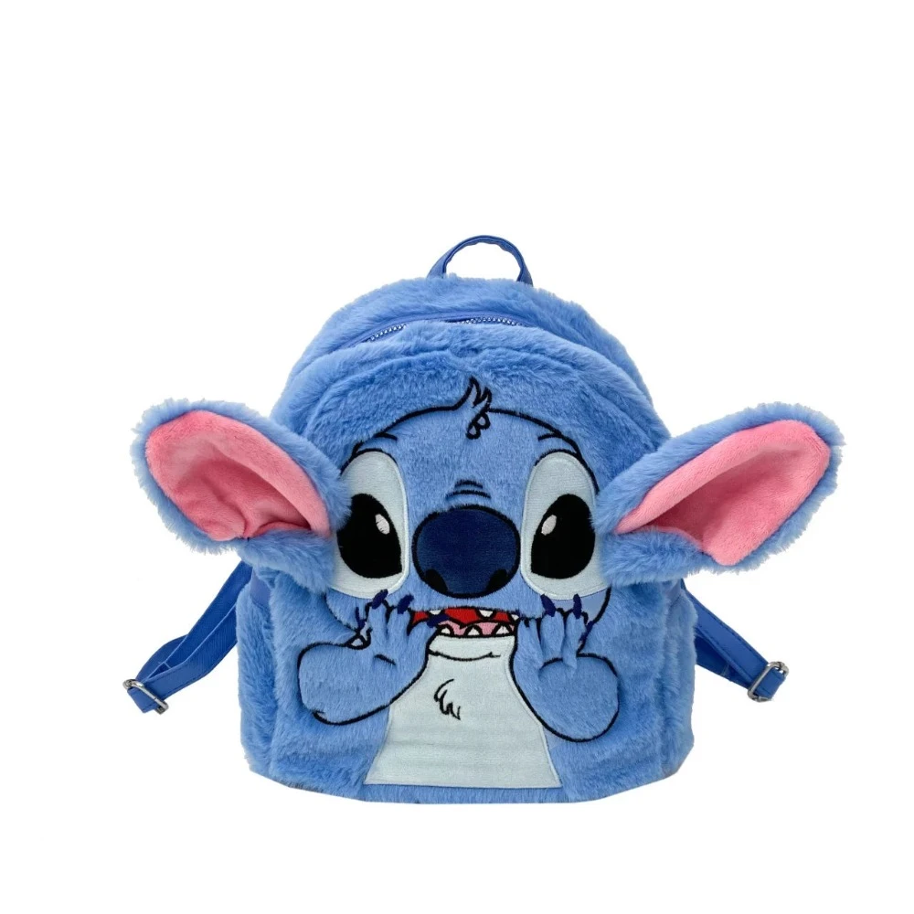 Disney Cartoon Stitch New Kids Backpack Mini Schoolbag Girls And Boys Cute Shoulder Bag