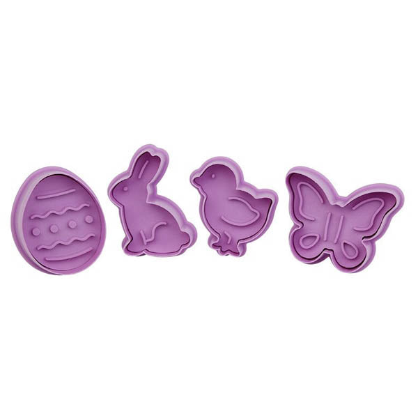 Easter Cookie Cutter Fondant Baking Mold Set