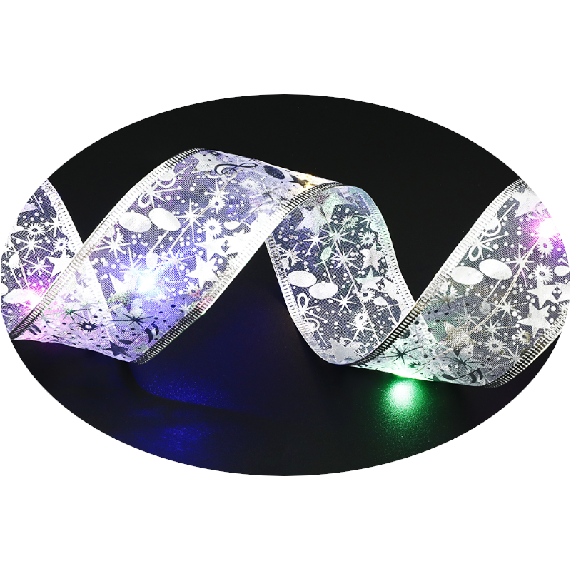 Product Information: Fairy Lights String Christmas Ribbon Bow Tie