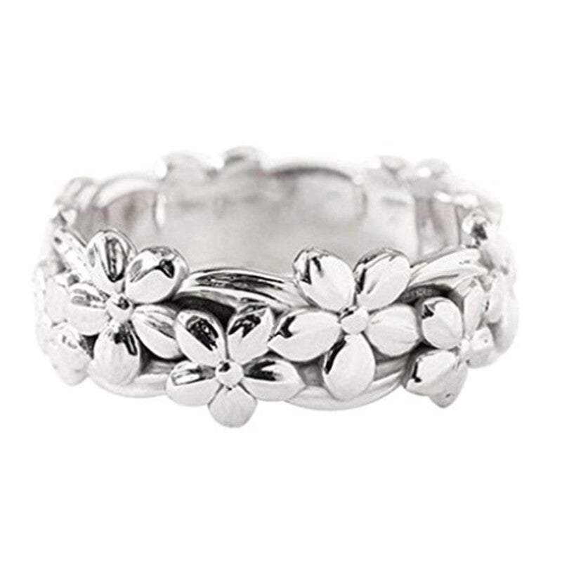 Veile Studios Rings Fashion Plum Blossom Flower