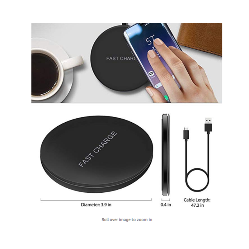 15W Induction Wireless Charging Fast Pad Usb Qi Charge
