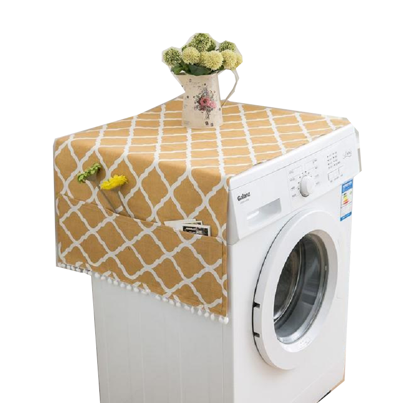 Washing Machine Cover With Pocket Multifunction Refrigerator Dust