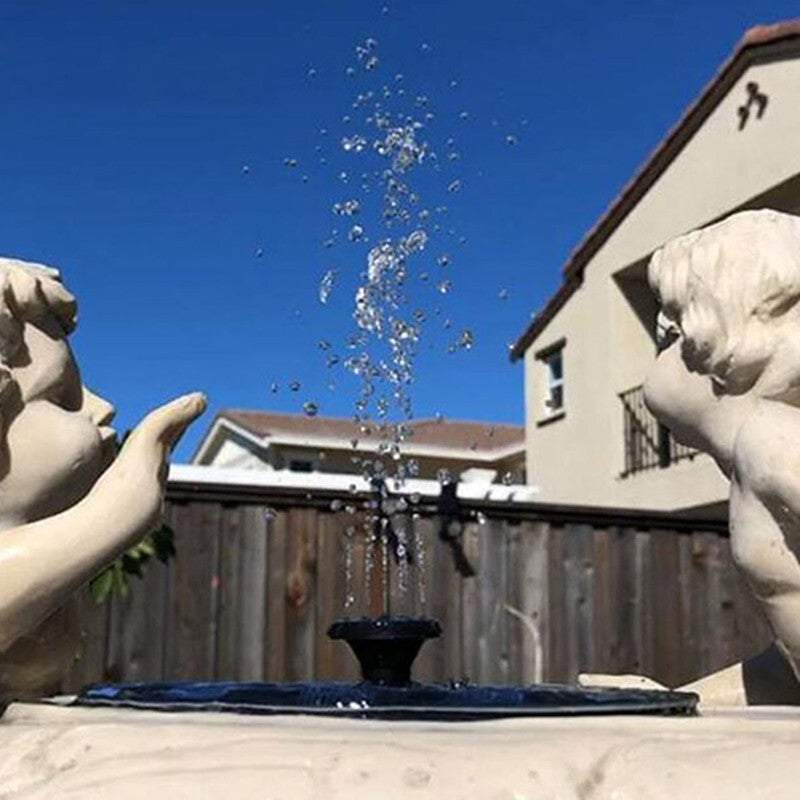 Water Features Fountains Submersible Floating Solar Pump Kit