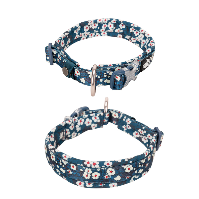 Floral Collar Saxony Blue 2Xl