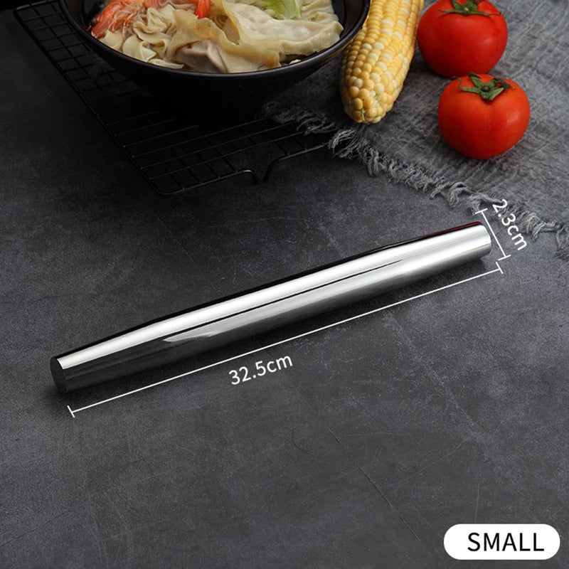 Stainless Steel Rolling Pin For Dough Non Stick Kitchen Roller Pastry Baking Tools Accessories