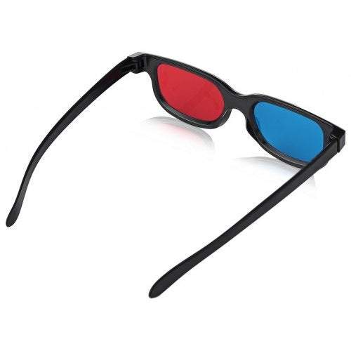 Anaglyph Dimensional 3D Vision Glasses For Tv Movie Game Red Blue