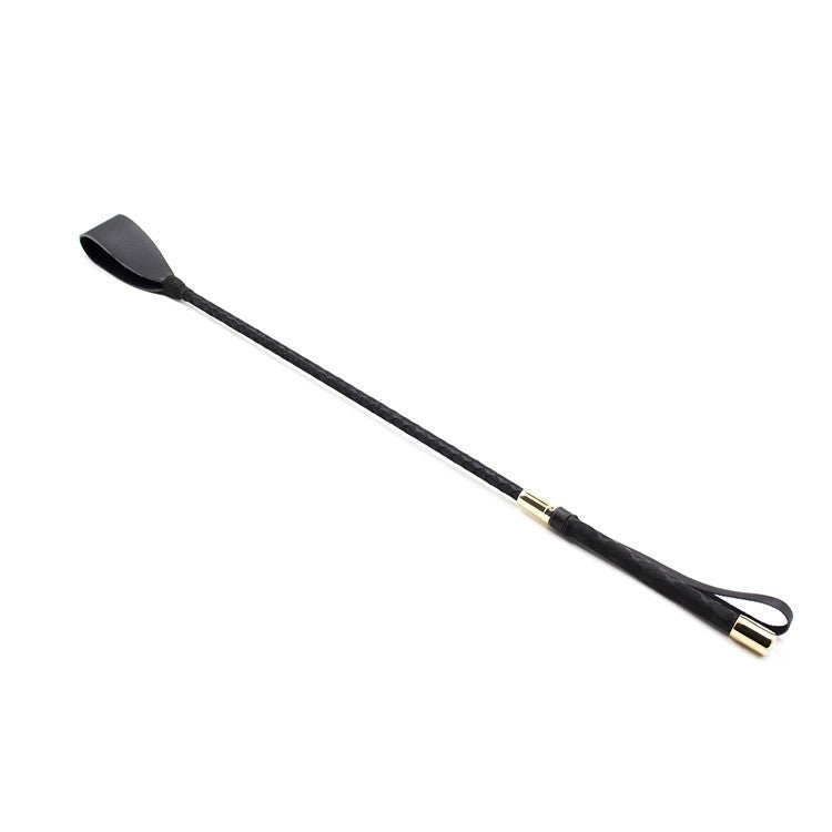 Black Flat Bdsm Impact Play Spanking Crop Toys Bondage Restraints