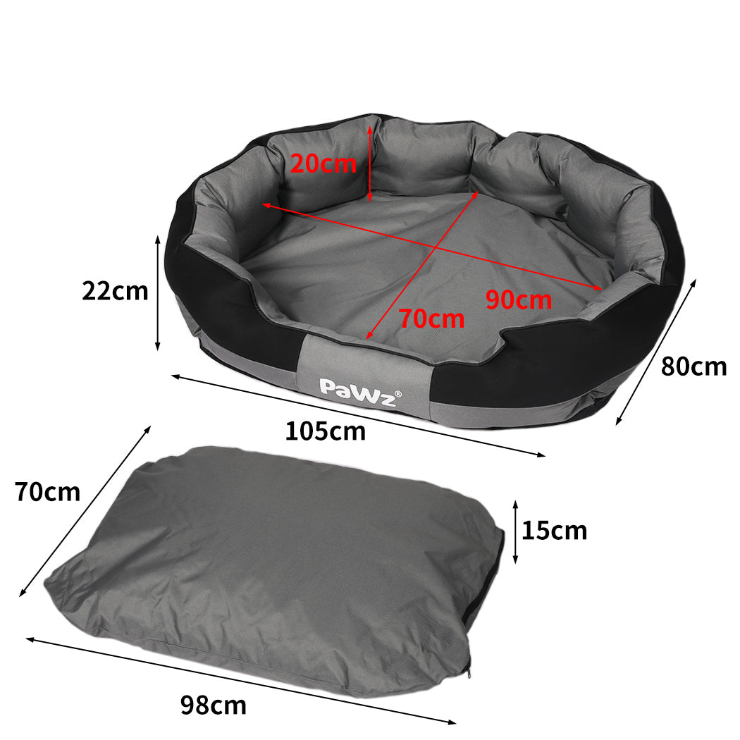 Pawz Waterproof Pet Dog Calming Bed Large