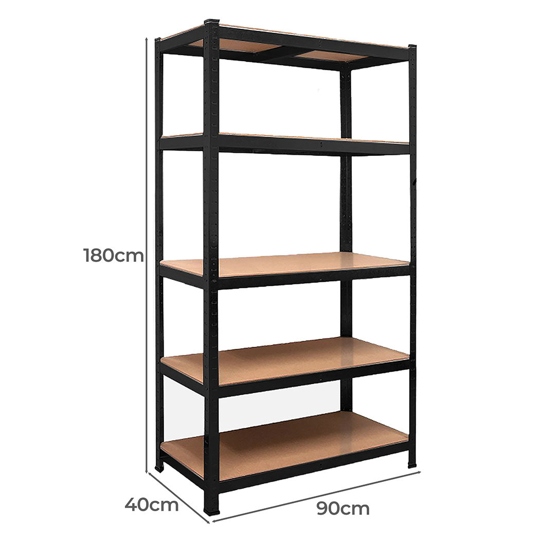 Traderight Large Garage Shelving Unit 1.8M Heavy Duty Metal Storage Rack