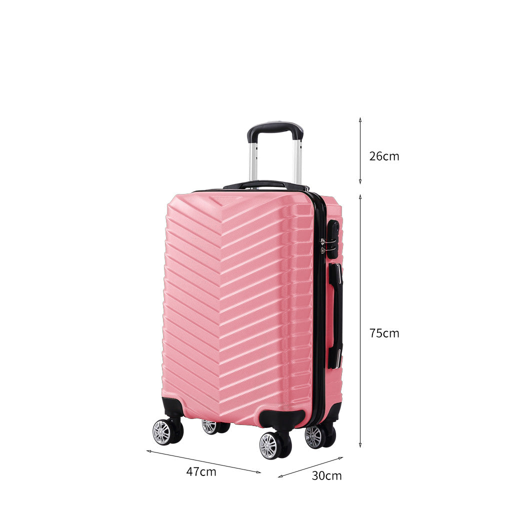 Slimbridge 28 Luggage Suitcase Travel Rose Gold Inch