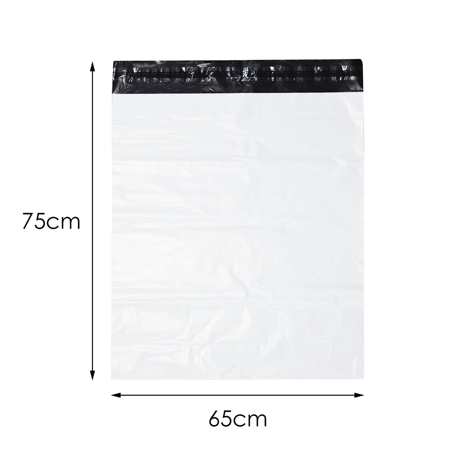 100X Poly Post Mailer Plastic Satchel 75Cm 65Cm