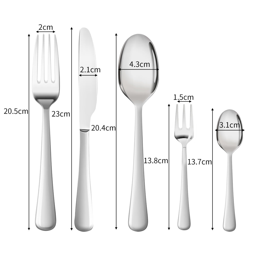 Toque 30 Piece Stainless Steel Cutlery Set