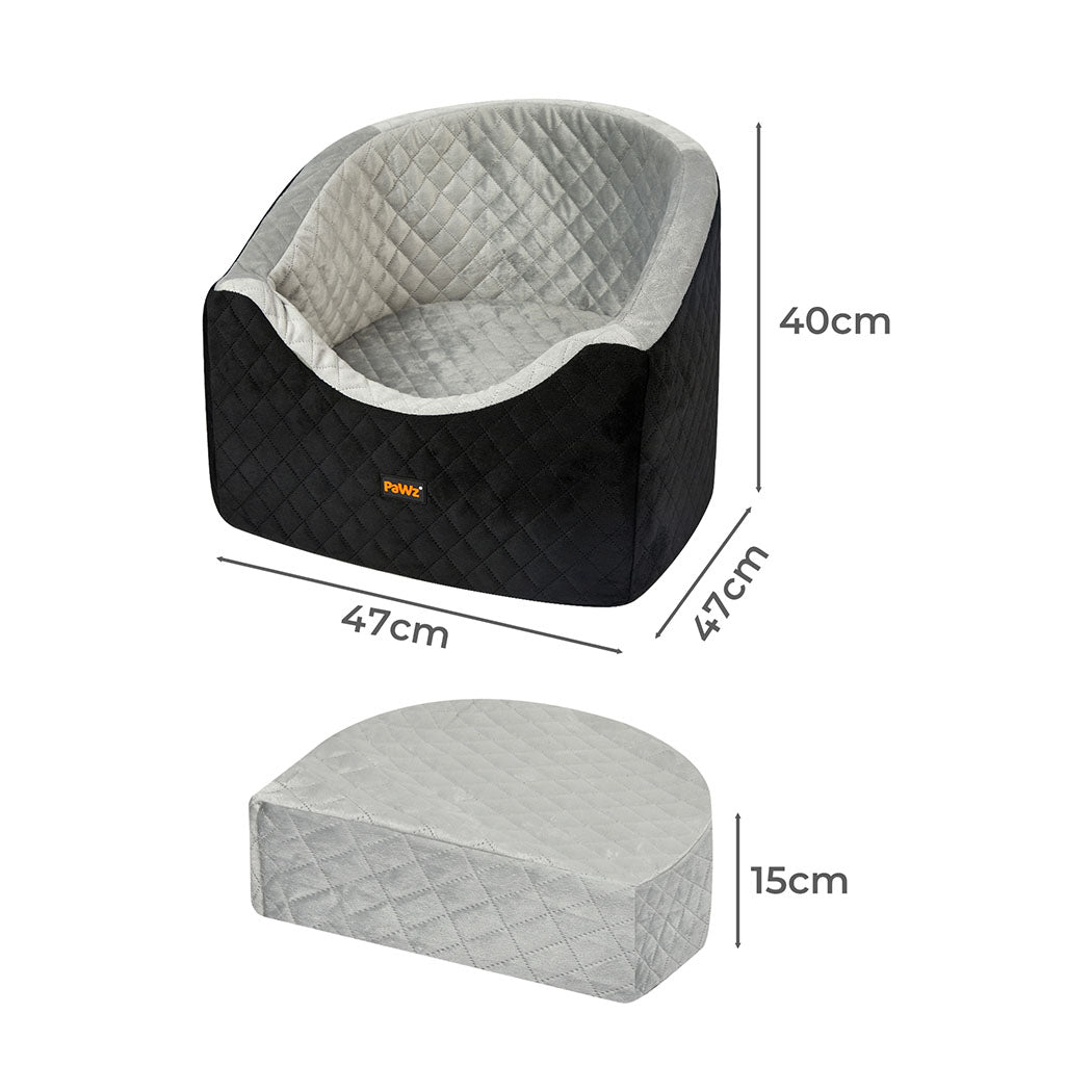 Pawz Dog Car Booster Seat Belt Pet Safe Protector Travel Bed
