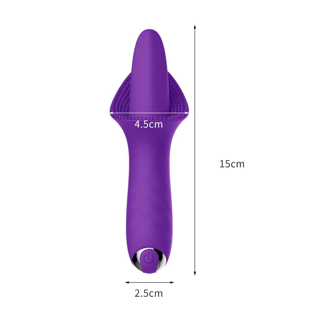Urway Vibrator Licking Tongue Sex Toy Purple