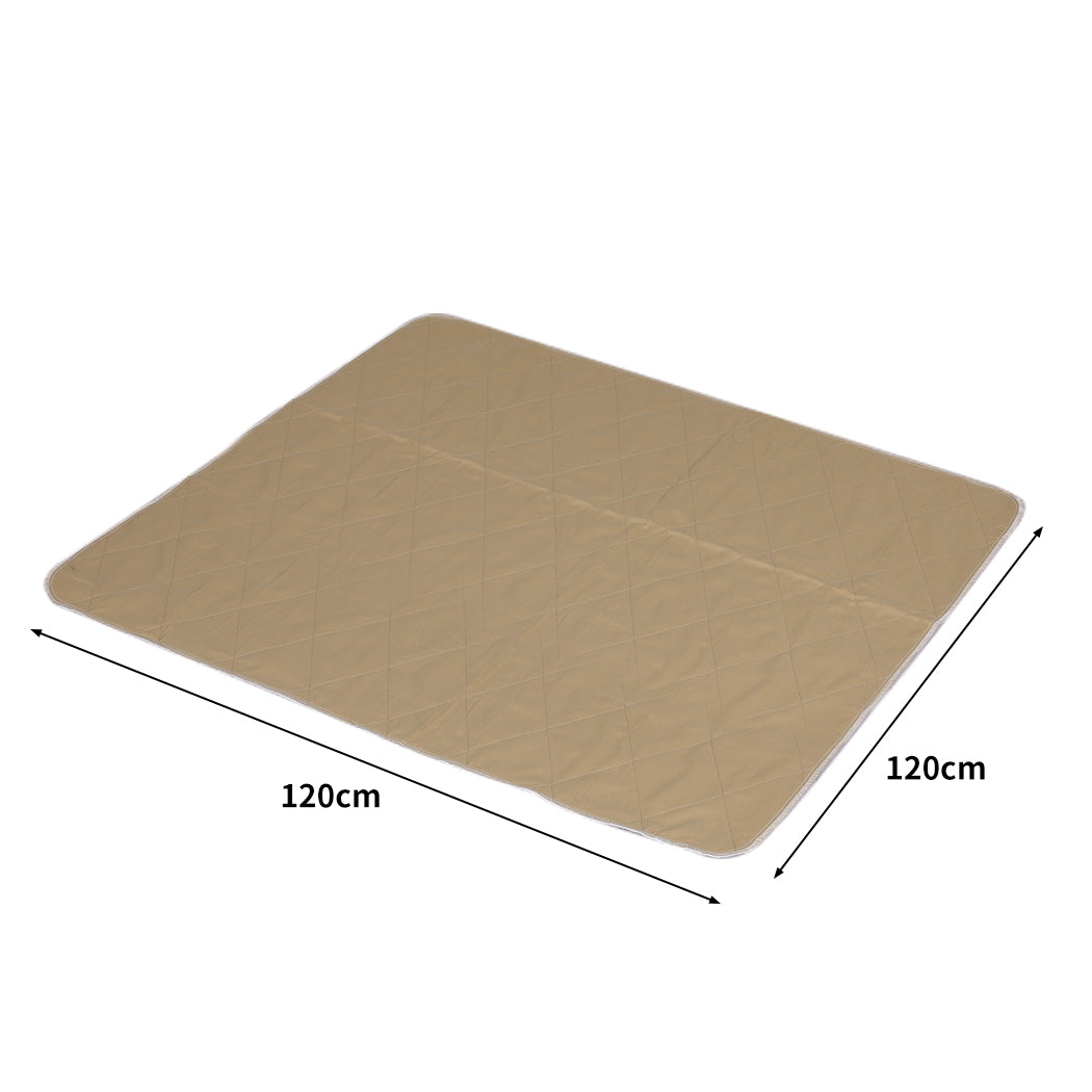 Pawz 2 Pcs 120X120 Cm Reusable Waterproof Jumbo Heavy Duty Protection For Large Areas